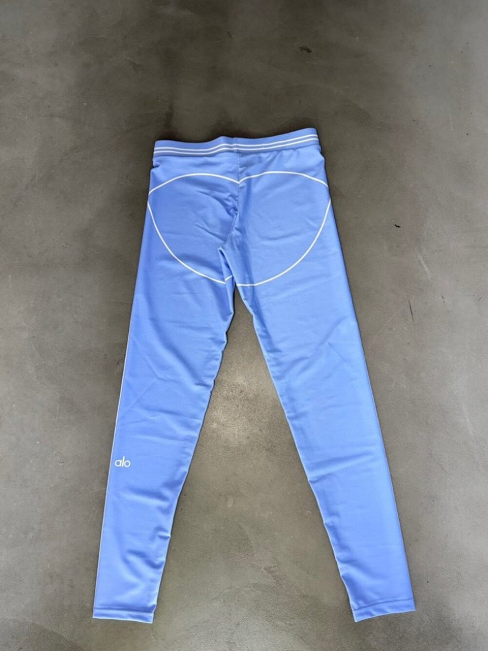 Alo Blue Sports Bra and Leggings Set, Size S - Picture 2 of 4